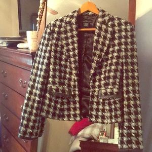 Plaid Wool Blazer
